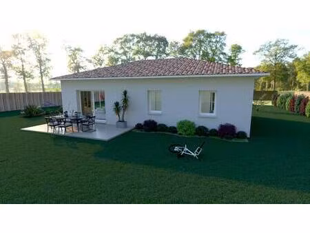 terrain avec maison neuve à vendre