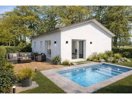 terrain avec maison neuve à vendre