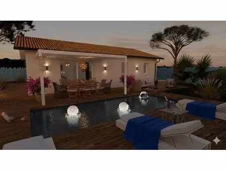 terrain avec maison neuve à vendre