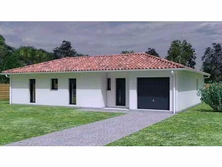 terrain avec maison neuve à vendre