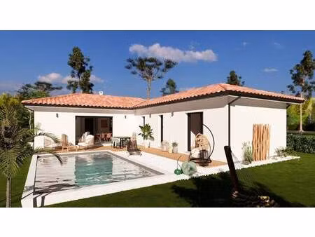 terrain avec maison neuve à vendre