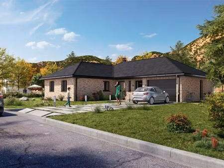 terrain avec maison neuve à vendre
