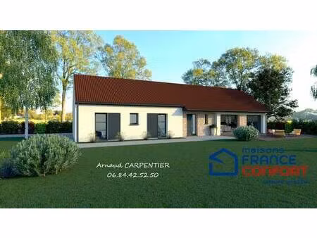 terrain avec maison neuve à vendre