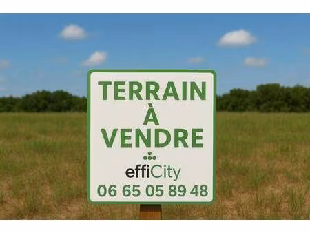 terrain constructible viabilisé à vendre