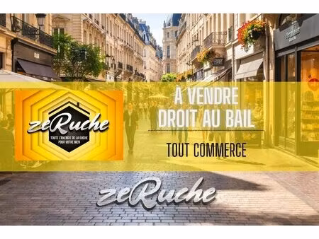 local commercial hyper centre caen – emplacement n°1 – droit au bail