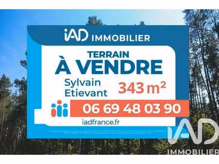 terrain constructible à vendre