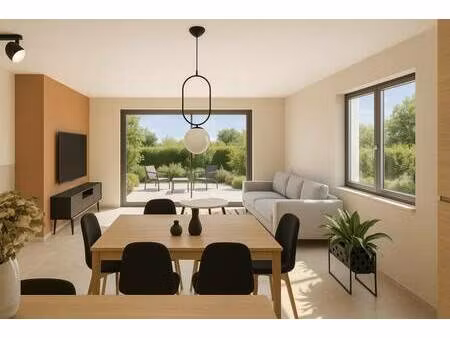 terrain avec maison neuve à vendre