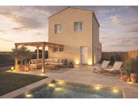 terrain avec maison neuve à vendre