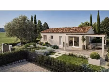 terrain avec maison neuve à vendre