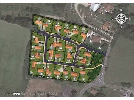 terrain constructible viabilisé à vendre