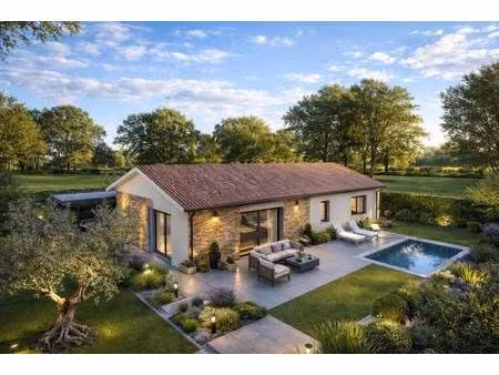 terrain avec maison neuve à vendre