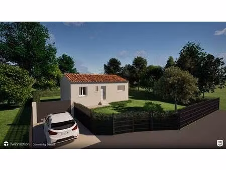 terrain avec maison neuve à vendre