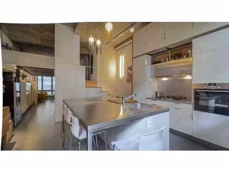 loft cosy avec mezzanine et terrasse - coeur de bruxelles