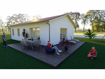 terrain avec maison neuve à vendre