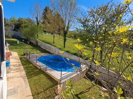 maison avec piscine et terrain