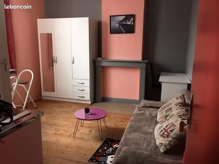 studio meublé/équipé baisieux/v. d'ascq/tournai