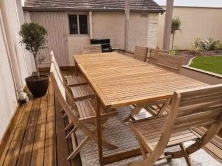 ? maison de ville avec jardin - troarn