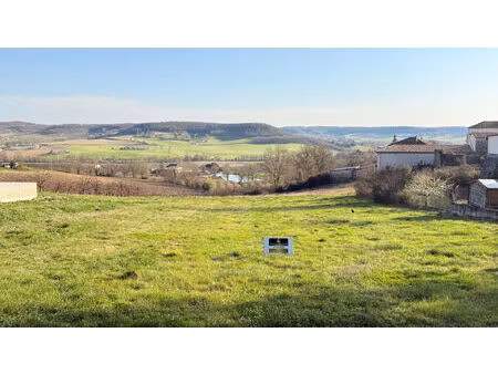 terrain constructible de 2229m2 avec vue - a cazideroque