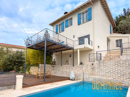 saint pancrace : superbe villa rénovée vue dégagée collines 