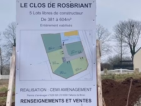 terrain constructible immediatement