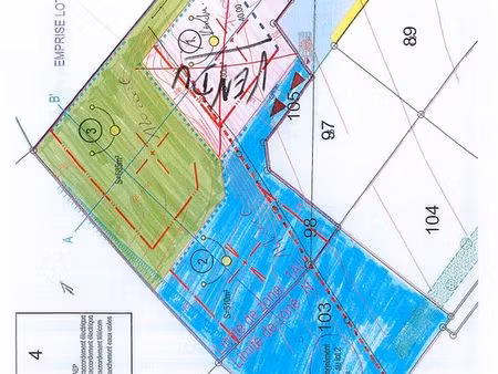 terrain constructible viabilisé de 685 m² – fontaine-henry