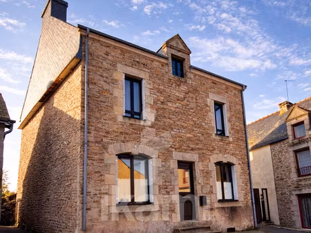 maison en pierre avec jardin