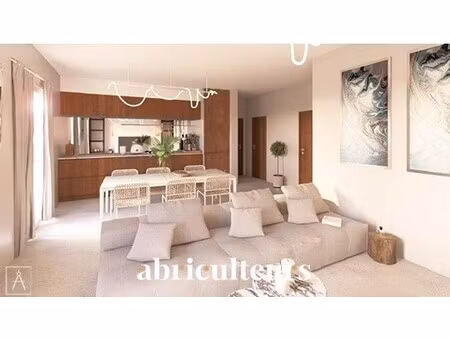 potentiel - appartement t2/t3 avec jardin - 59m² - simiane-collongue