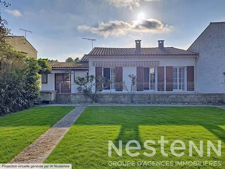 maison de plain-pied avec véranda  garage et terrain de plus de 500 m² saint-martin-de-cra