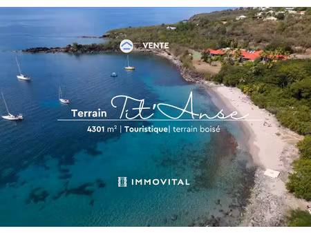 terrain - bouillante  bord de mer