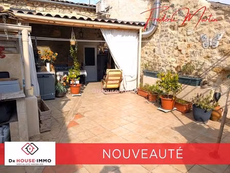 uzès proche  en nouveauté grande maison de village en pierre de 210 m² avec sa grande terr