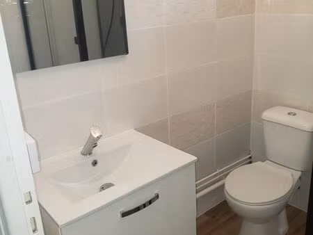 ? à louer – appartement traversant 45 m²  rdc  terrasse  parking + garage – 410 /mois
