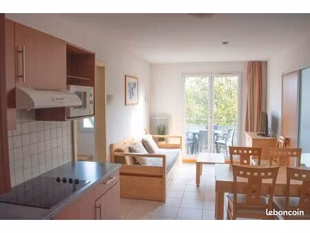 appartement 2 pièces meublé – résidence avec piscine