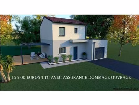terrain avec maison neuve à vendre