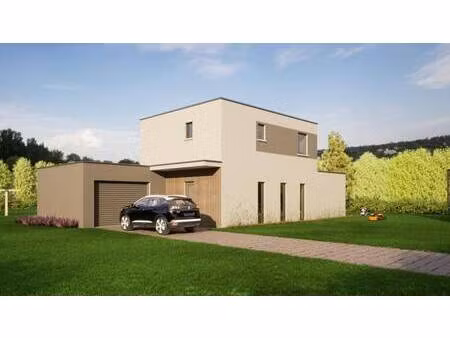 terrain avec maison neuve à vendre