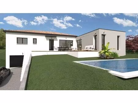 terrain avec maison neuve à vendre