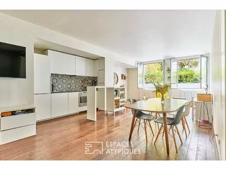 ancienne imprimerie transformée en loft