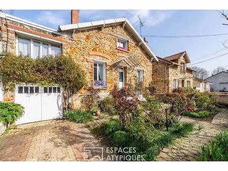 la charmante meulière avec extension et jardin paysagé