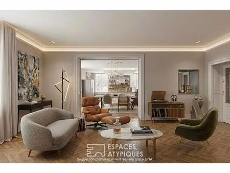 appartement dans une maison de maître avec vue sur la moselle