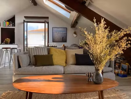 quatre pièces de caractère au coeur de hendaye balcon plein