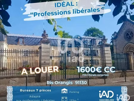 location locaux professionnels 133 m² à ris-orangis (91130)  1 601 €