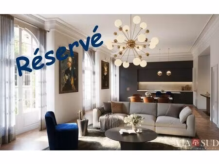 pézenas centre - proche toutes commodités - appartement 120m² avec jardin et garage