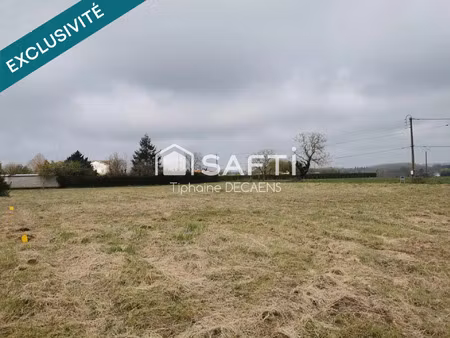 vente terrain 1000 m² doussay (86140)