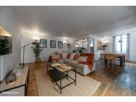 location meublée – grand duplex 95 m² + garage centre de vichy – 830 / mois