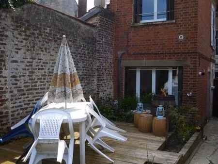 rdc de maison avec jardin privé