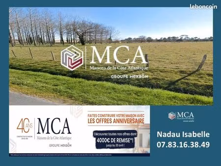 terrain 1 980 m² saint savin