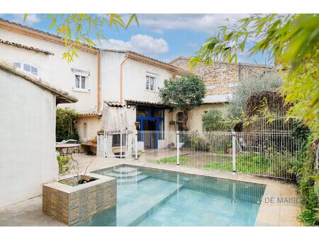 maison de village avec piscine vergeze