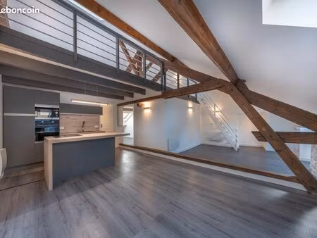 loft d’exception – 63 m² carrez / 110 m² utiles – albertville centre