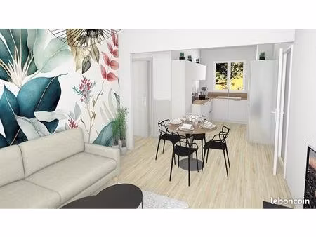 f3/t3 entièrement refait à neuf et équipé en centre ville de vendome