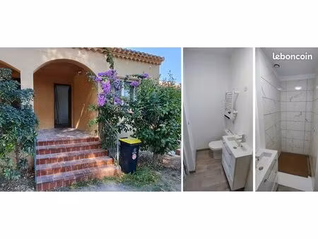 t2 40m² au sol (30m² carrez) + terrasse 6m² + jardin privé + une place de parking