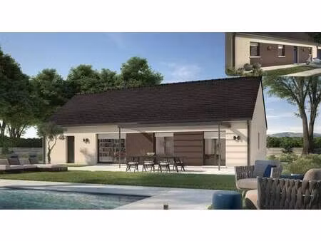 terrain avec maison neuve à vendre